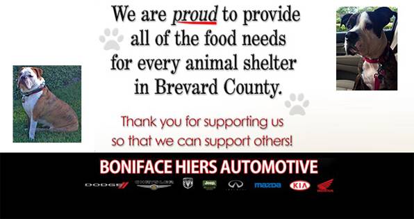 Honda of Melbourne is proud to help every animal shelter in Brevard County